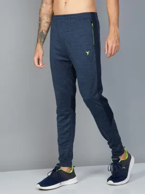 Technosport Men's Self Design Melange Active Quick Dry Running Trackpant