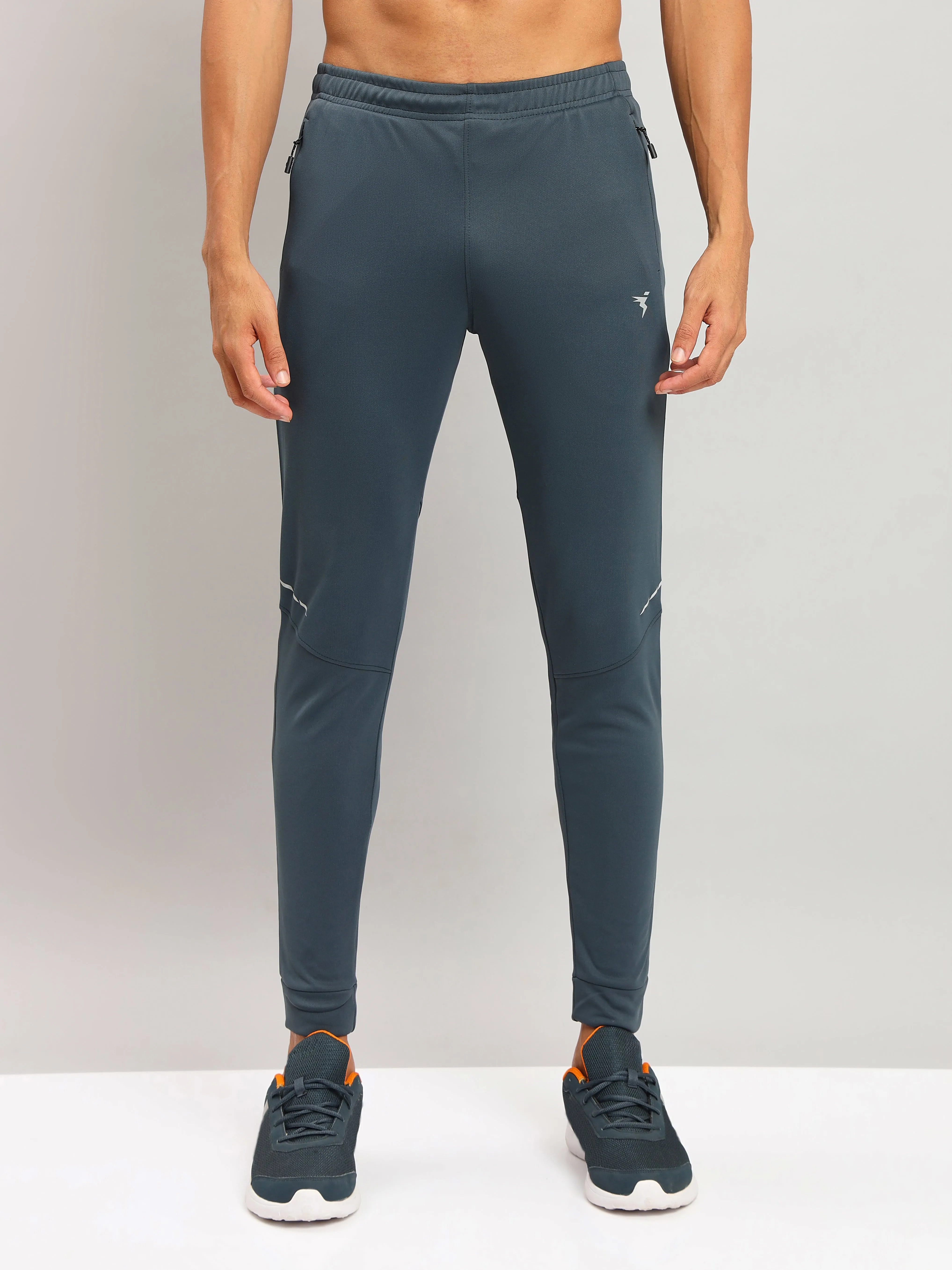 Technosport Men's Solid Active Quick Dry Running Trackpant