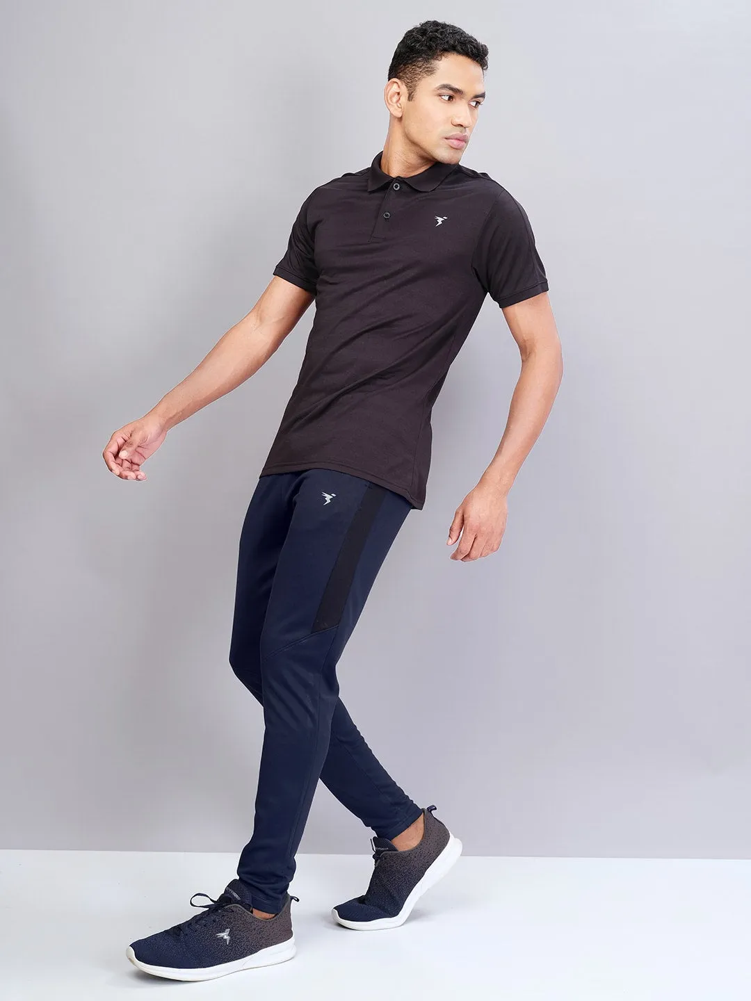 Technosport Men's Solid Active Quick Dry Running Trackpant