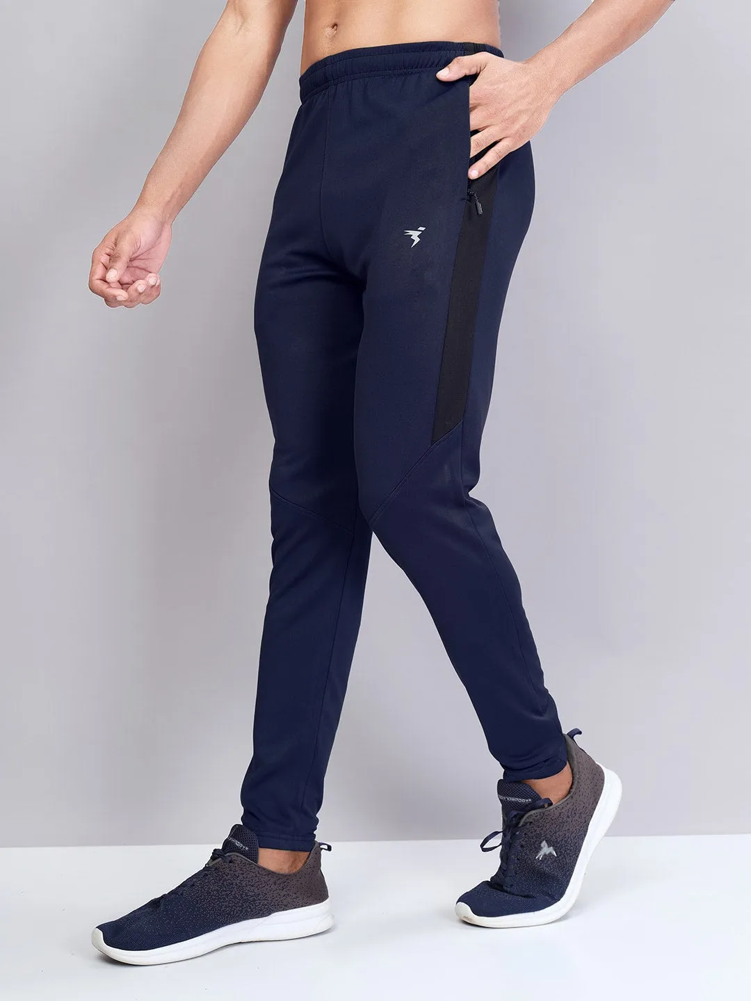 Technosport Men's Solid Active Quick Dry Running Trackpant