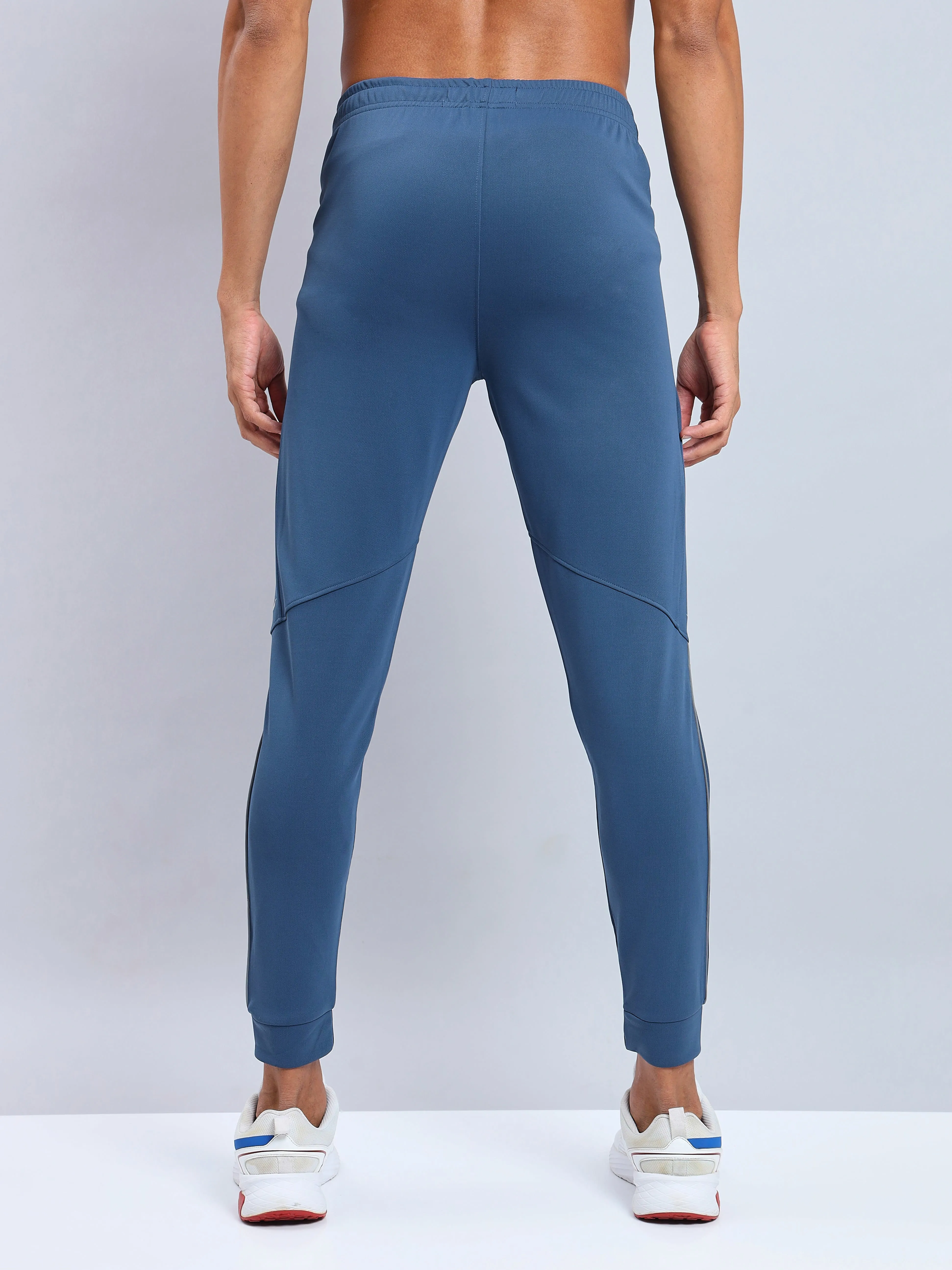 Technosport Men's Solid Active Quick Dry Running Trackpant