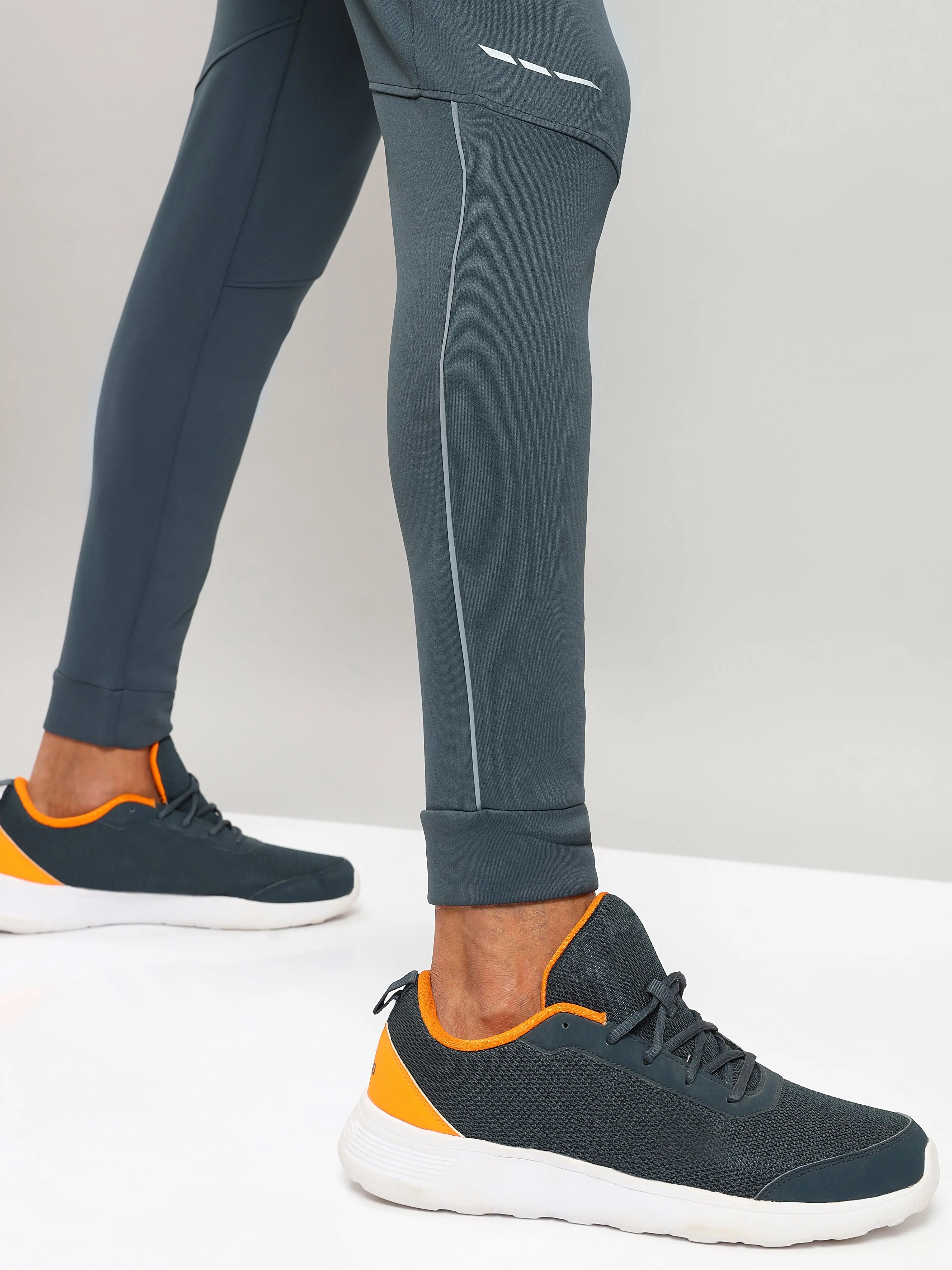Technosport Men's Solid Active Quick Dry Running Trackpant