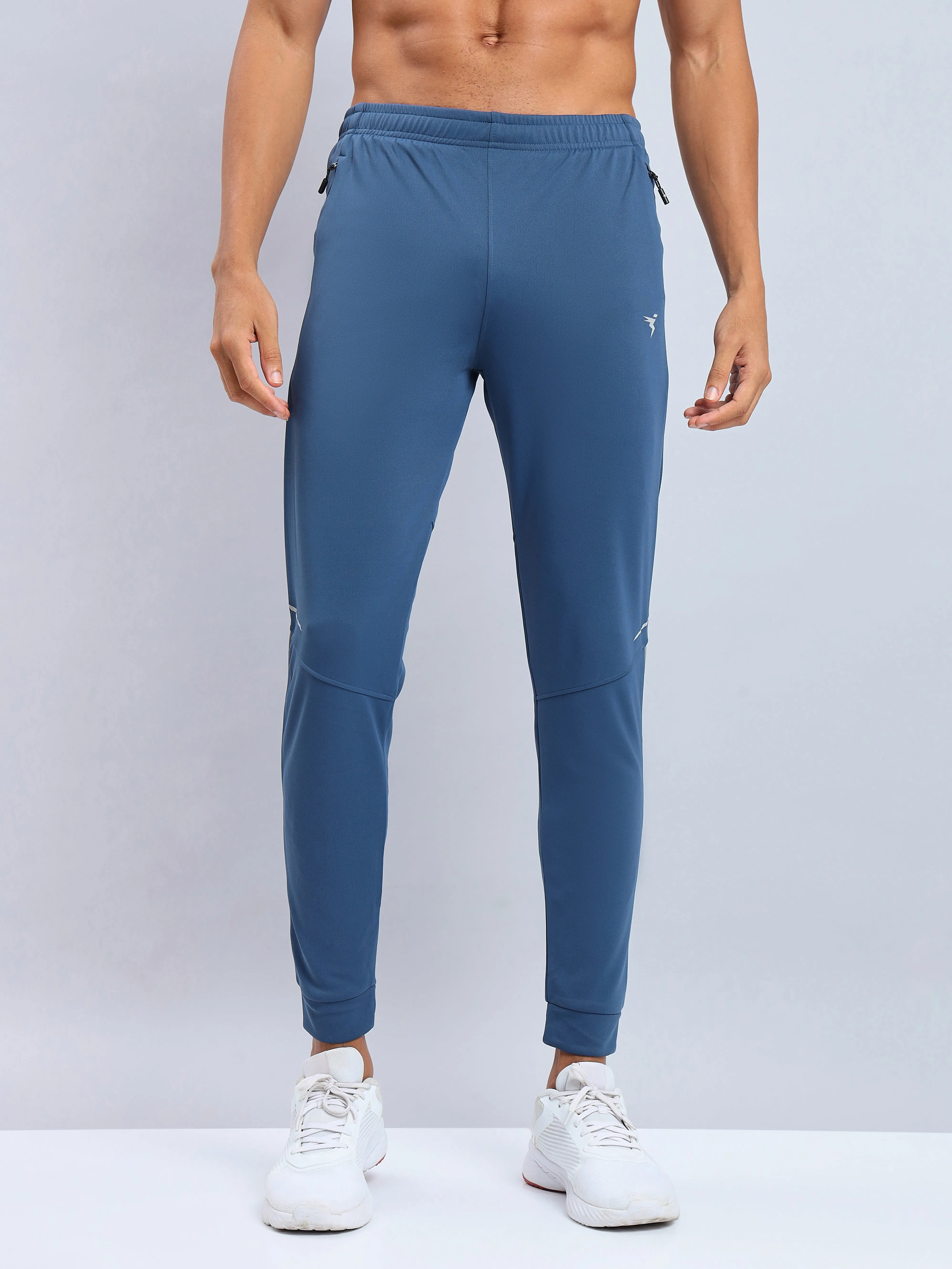Technosport Men's Solid Active Quick Dry Running Trackpant
