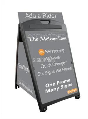 The Metropolitan A-Frame Sign Holder