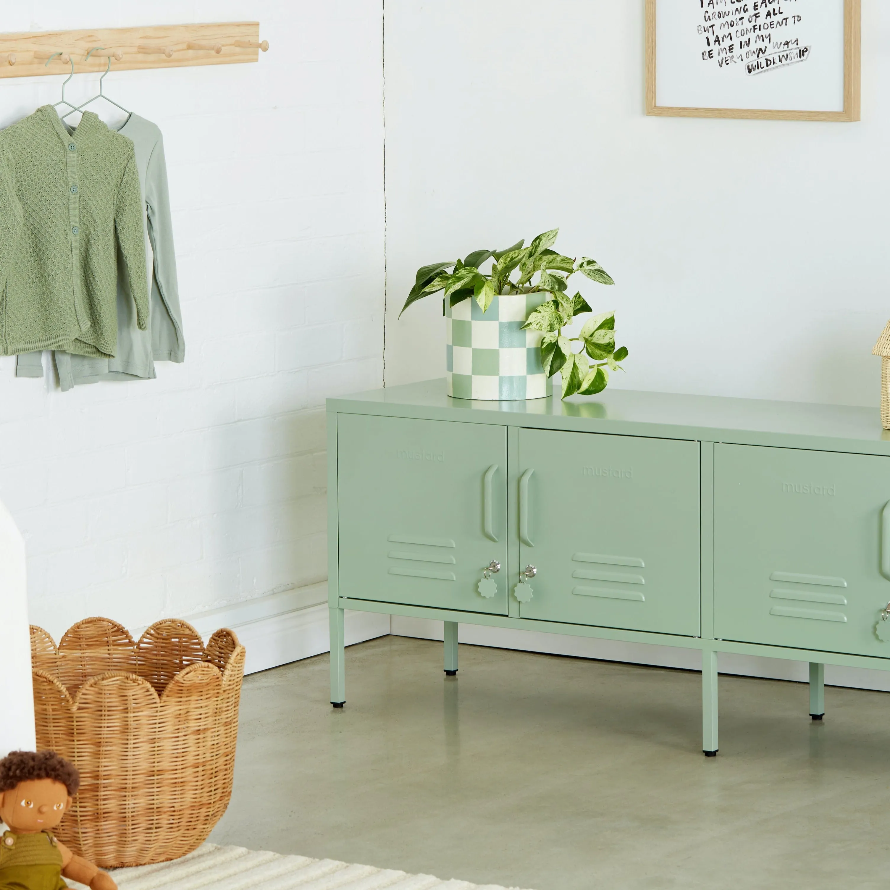 The Standard Four Door Locker Unit (Sage)