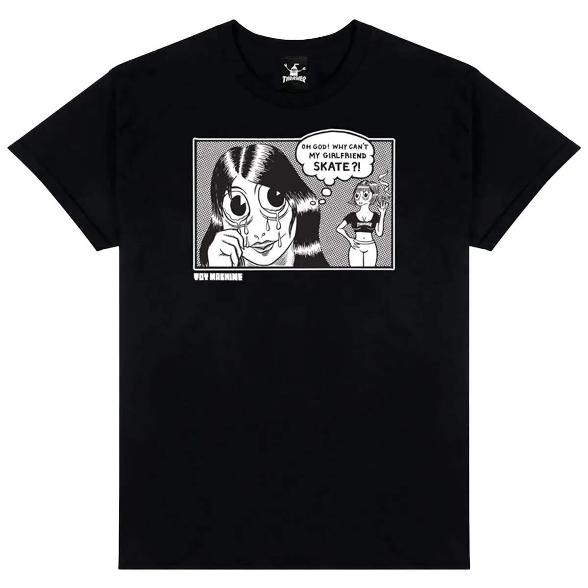 Thrasher - Toy Machine Girlfriend Tee Black
