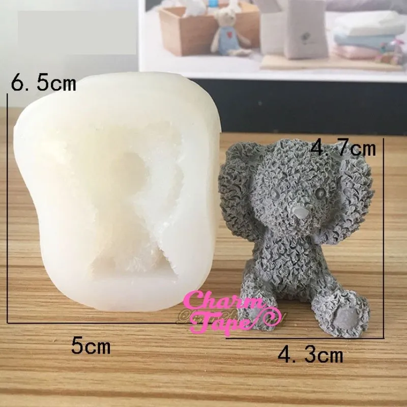 Three Wise Bears silicone mold Food Graded for uv resin /cake/ fondant flexible mold H3895 hear/see/speak no evil