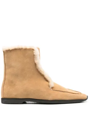 TOTEME shearling-edge boots
