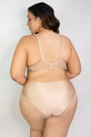 Tulip Lace Hipster - Nude