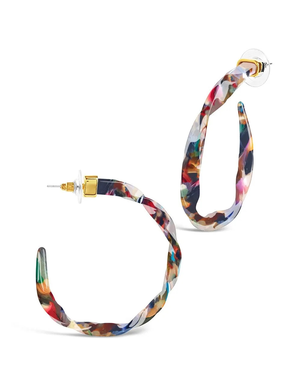 Twist Resin Hoops