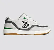 UBA PRO Smoke White Suede Off-White Mesh Black Logo Green Sneaker Men