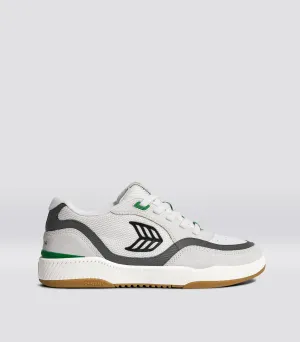 UBA PRO Smoke White Suede Off-White Mesh Black Logo Green Sneaker Men