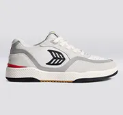 UBA PRO Smoke White Suede Off-White Mesh Black Logo Red Sneaker Men