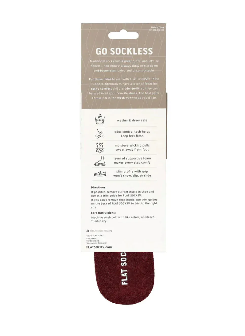 UNISEX FLAT SOCKS | ELECTRIC MAGENTA