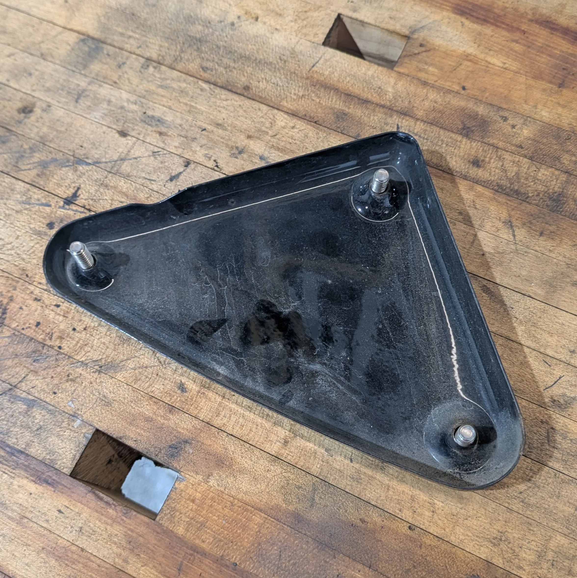 Used - Harley Sportster Left Cover With Hardware 86-03 - Black