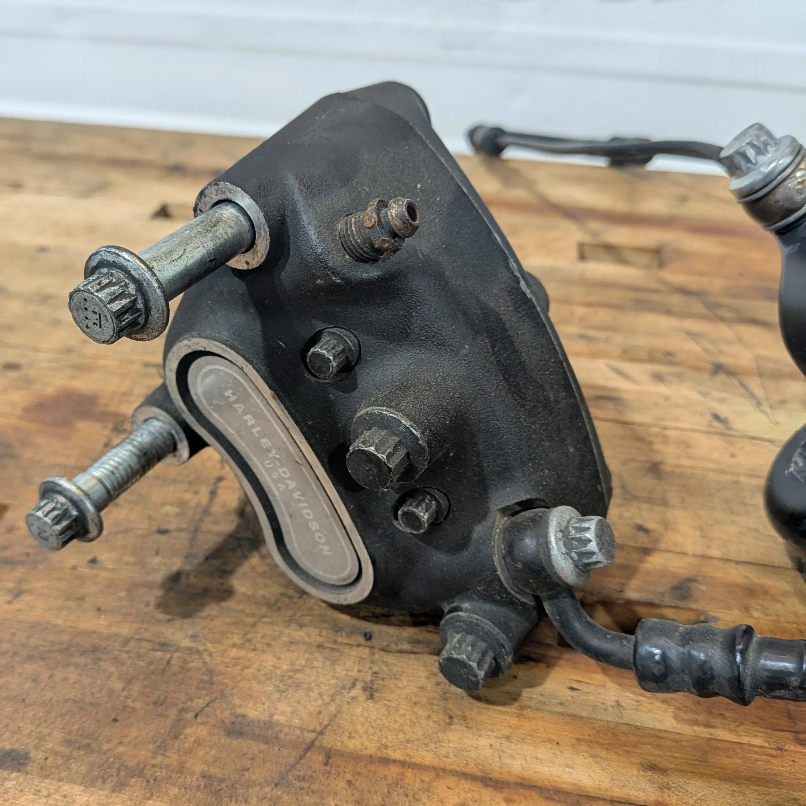 USED - Sportster Front Brake Setup - 95-03 - Black