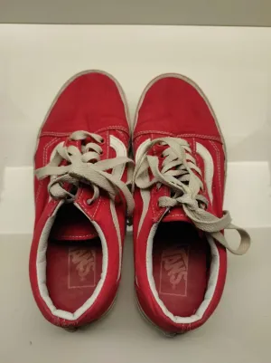 Vans Old Skool Low Ankle Skate Shoes  Men's US-6 Red