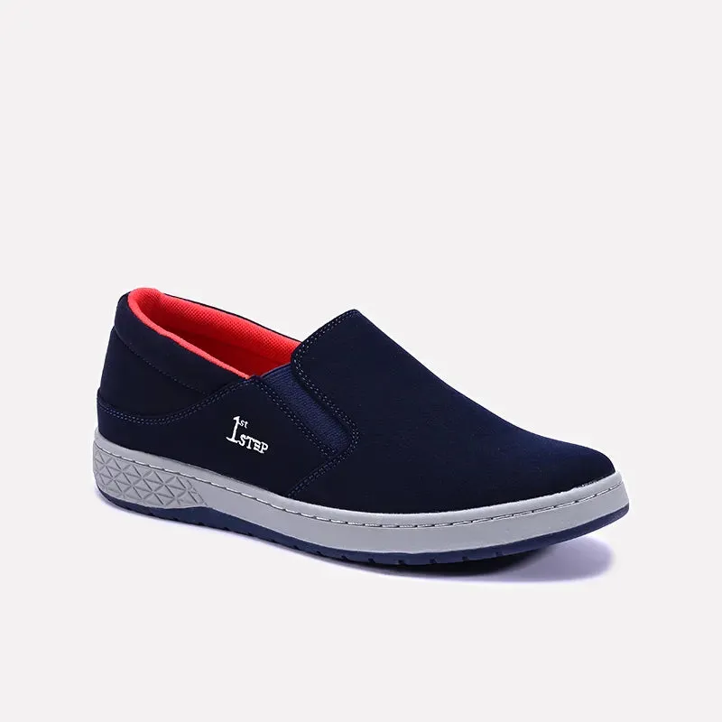 Vibe Blue Slip On Sneakers 0120487