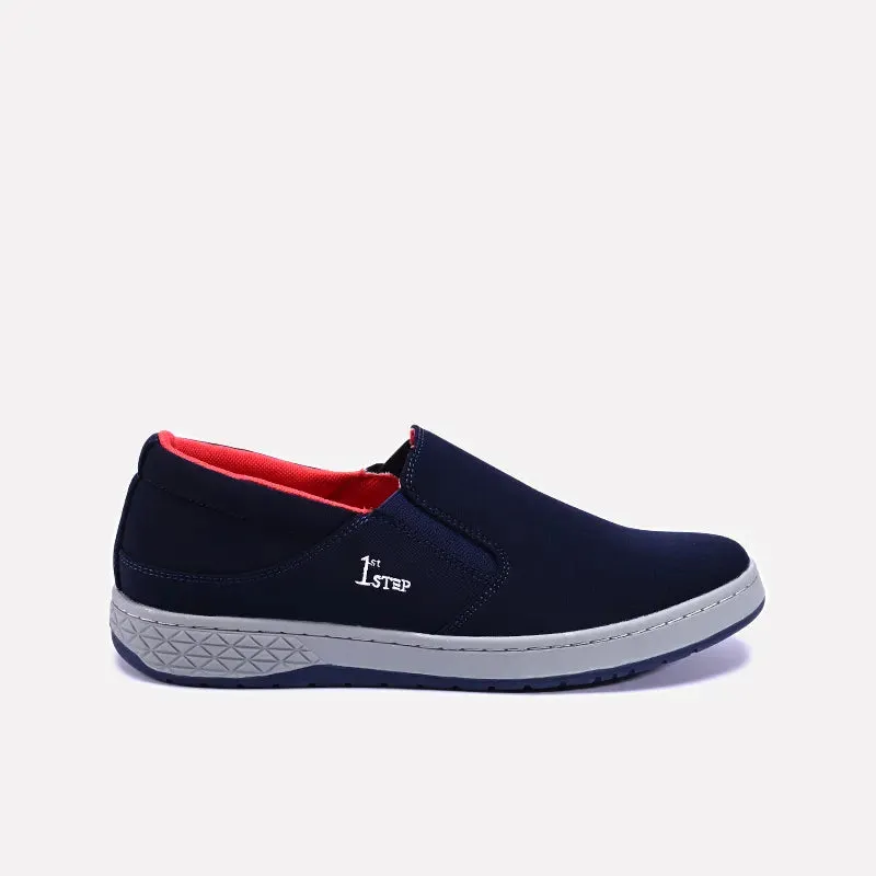Vibe Blue Slip On Sneakers 0120487