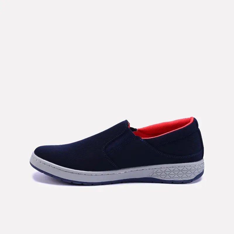 Vibe Blue Slip On Sneakers 0120487