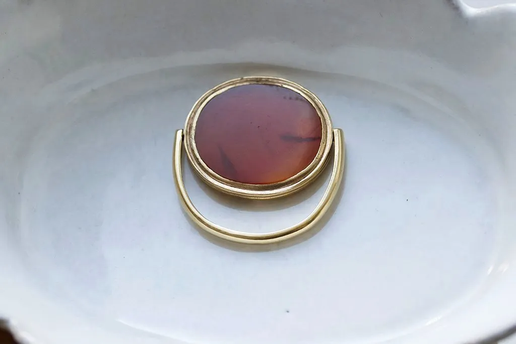 Victorian 'Dog & Fox' Intaglio Seal Ring