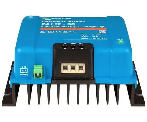 Victron Orion-Tr Smart 24volt 12volt 30amp DC-DC Charger