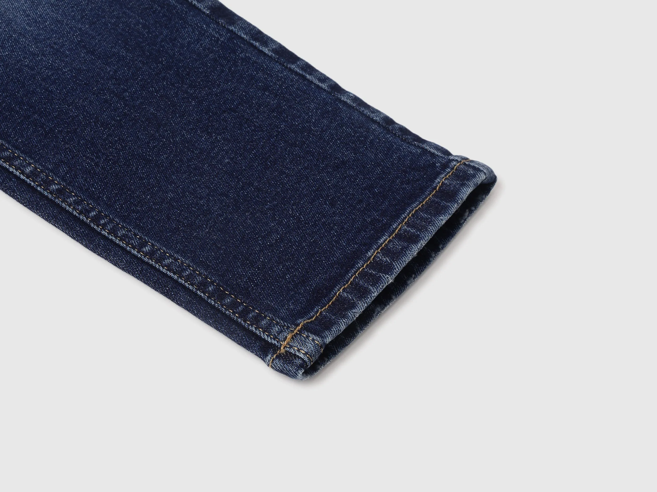 Washed Straight Jeans