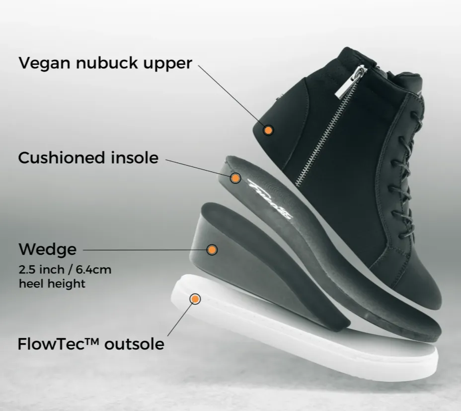 Wedge Black | Fuego Shoes