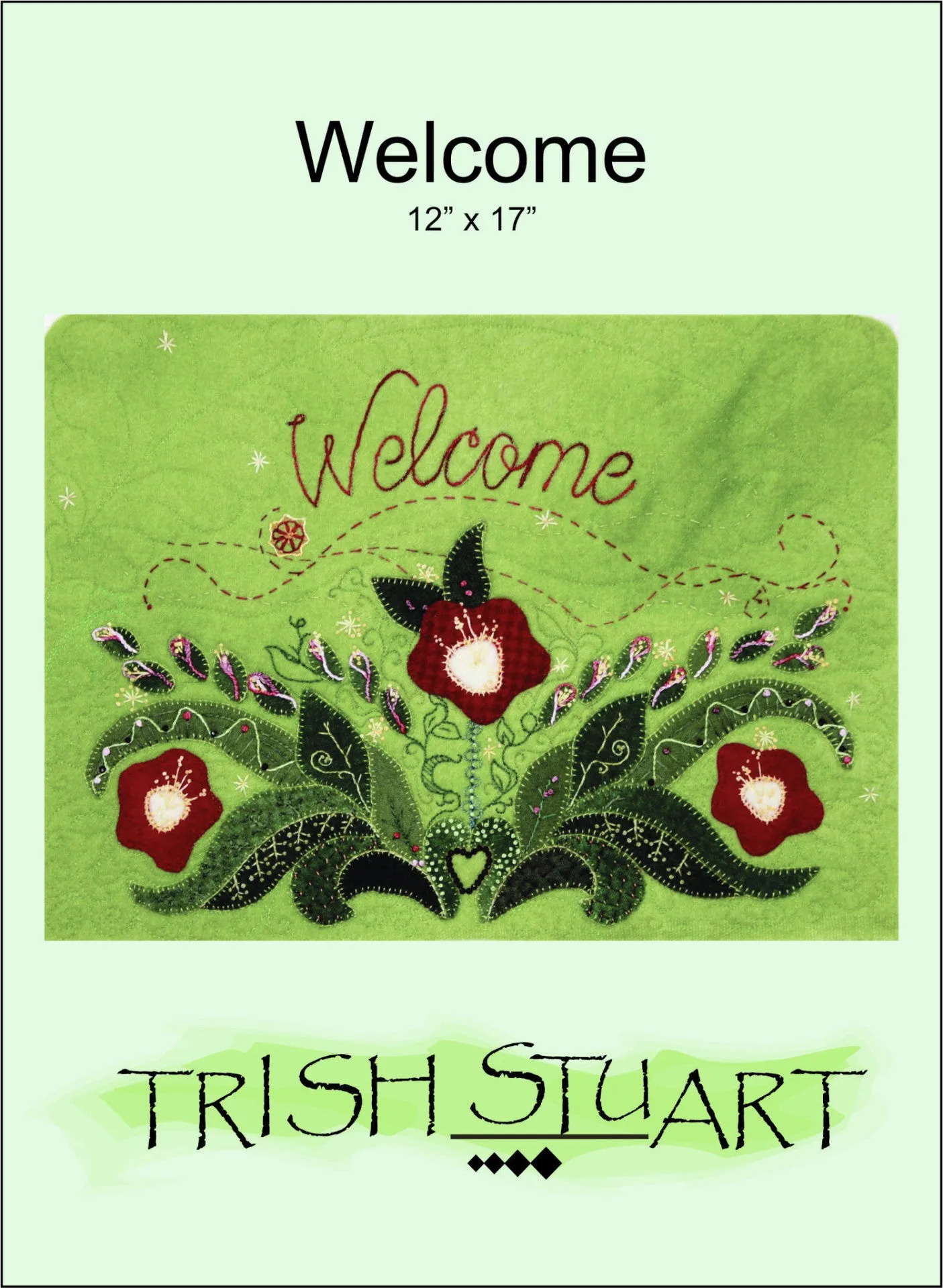 Welcome – Wool Applique