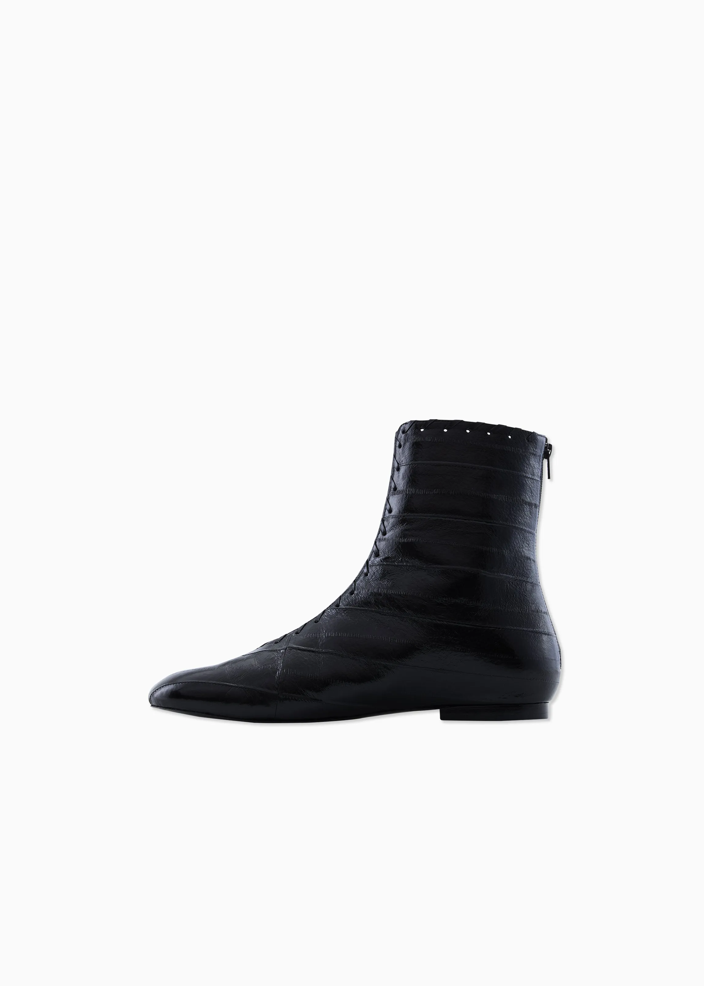 Whipstitch Flat Boot
