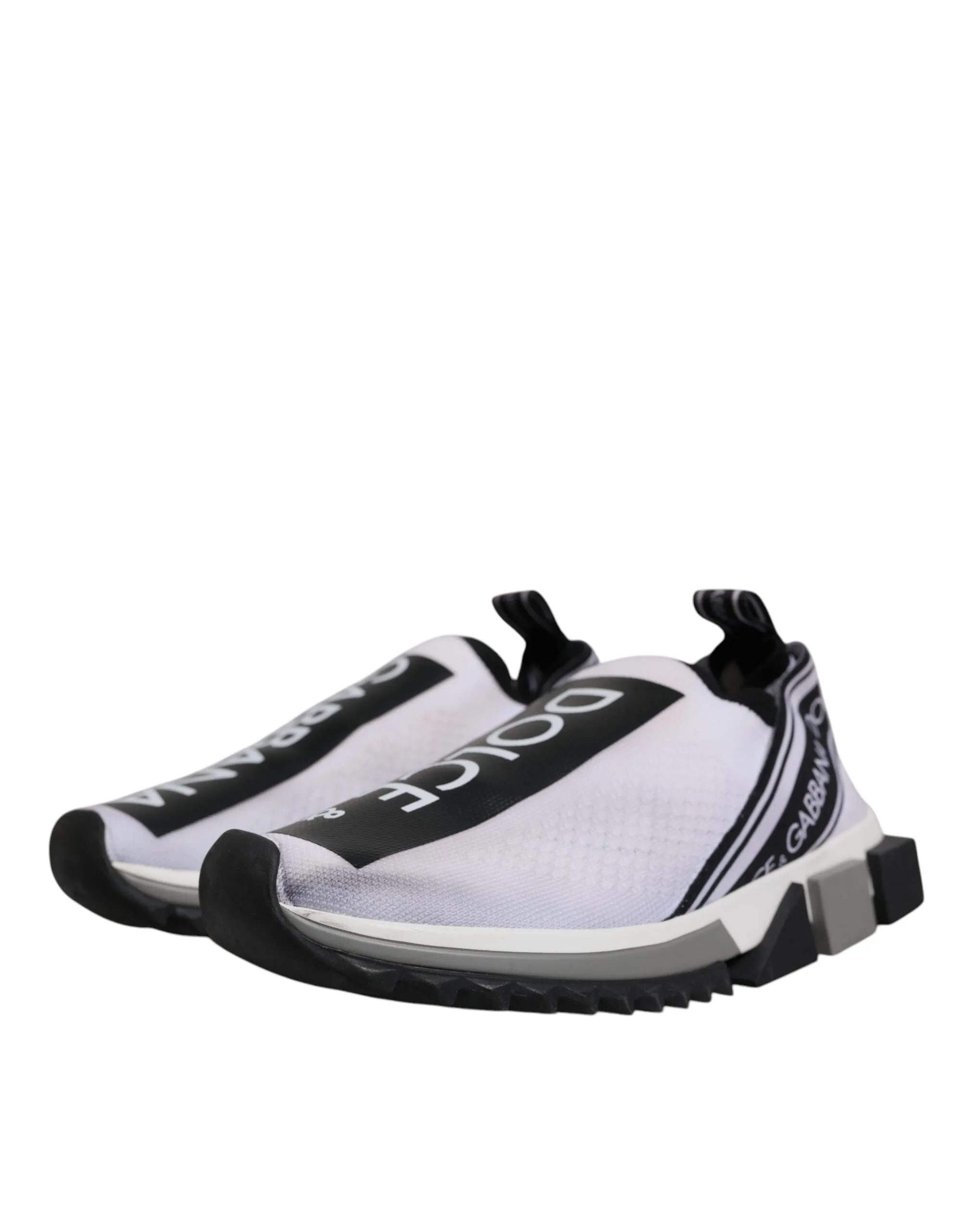 White Black Slip On Sorrento Sneakers Shoes