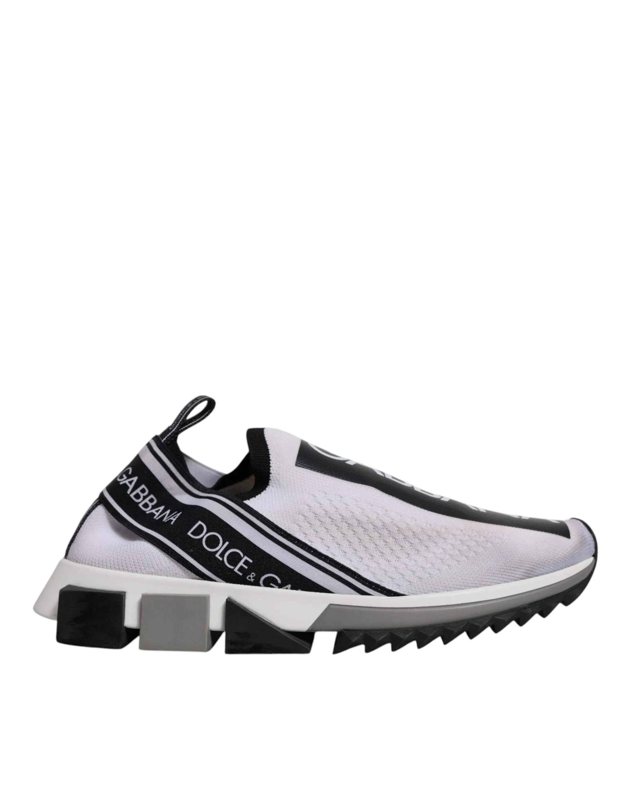 White Black Slip On Sorrento Sneakers Shoes