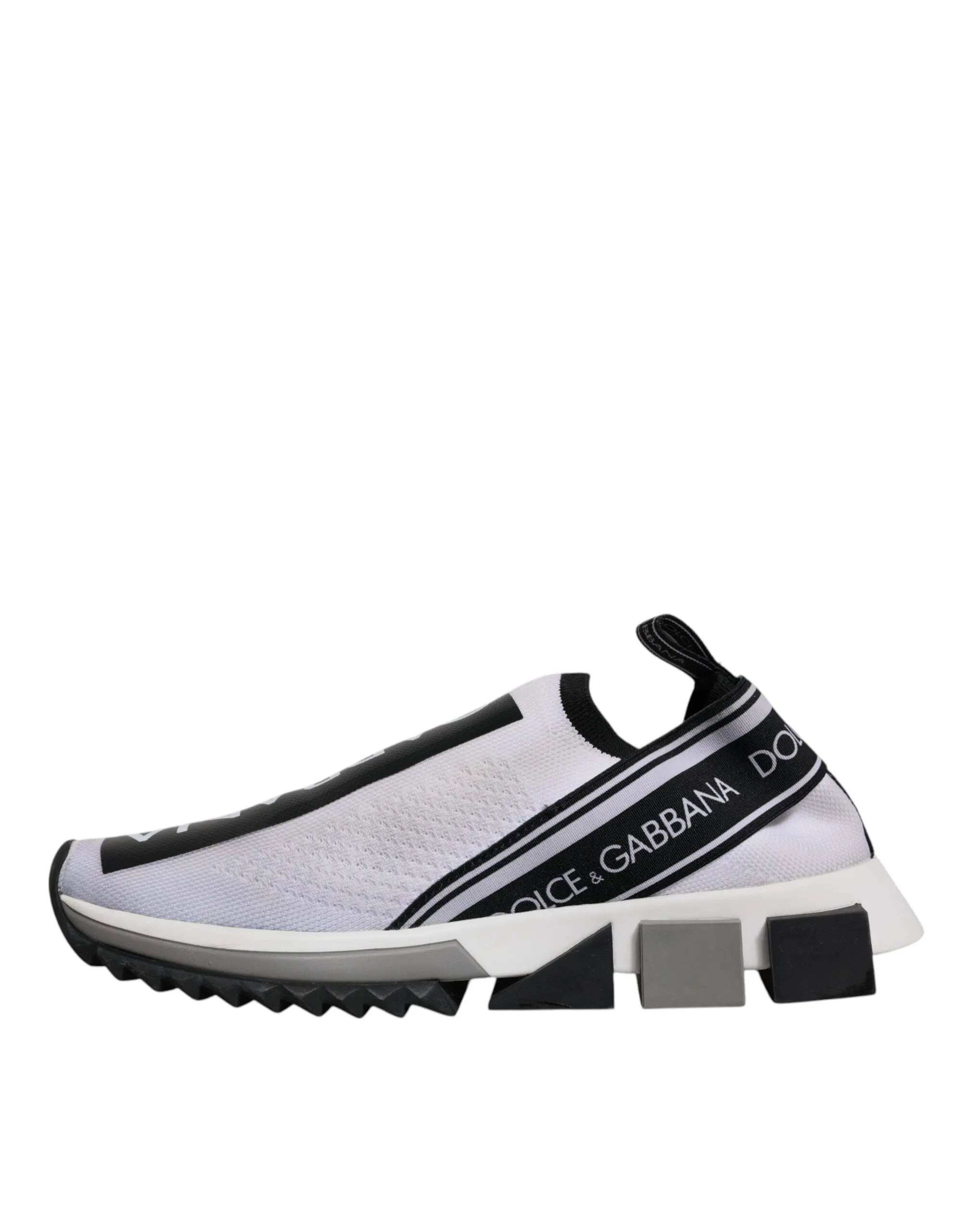 White Black Slip On Sorrento Sneakers Shoes