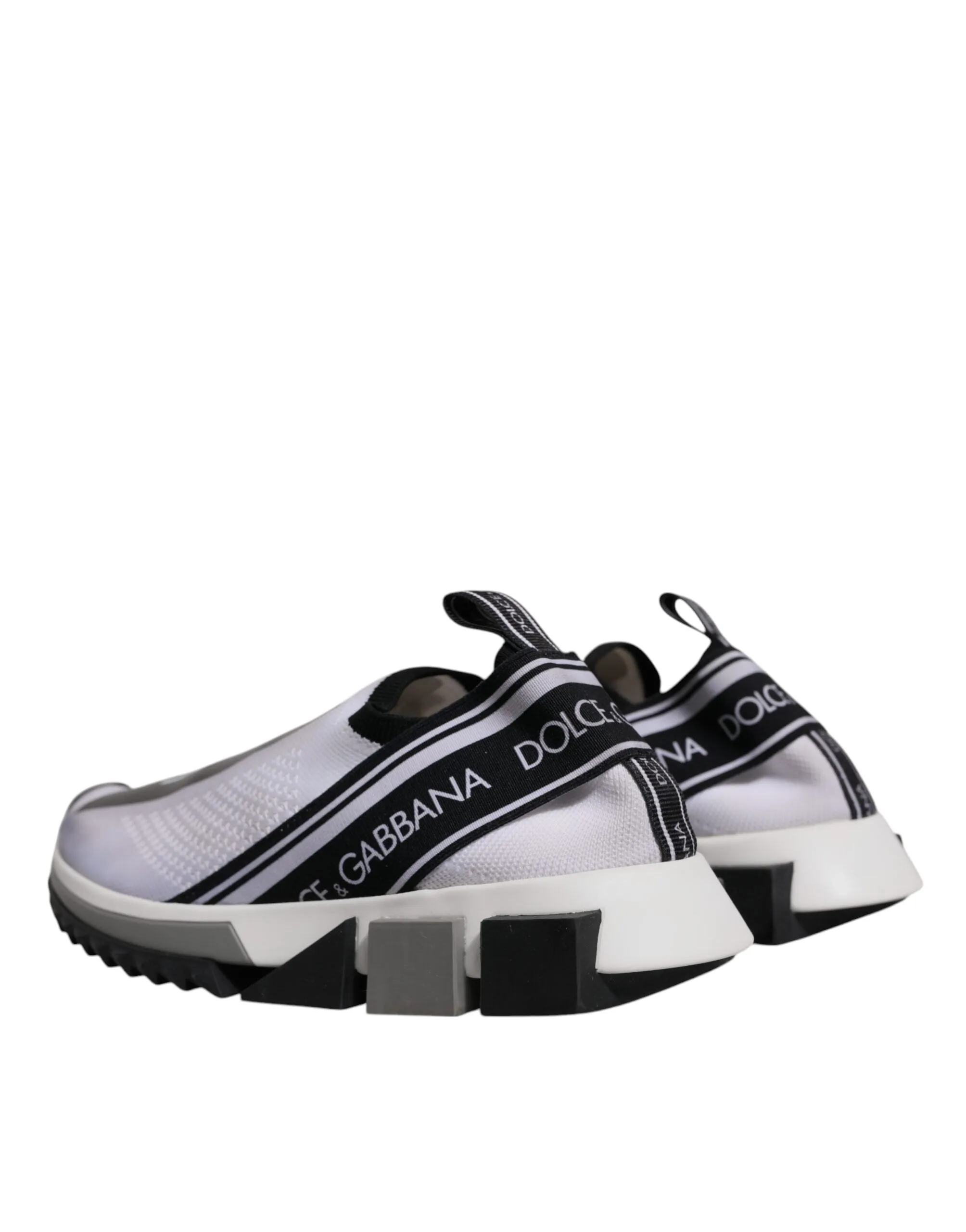 White Black Slip On Sorrento Sneakers Shoes