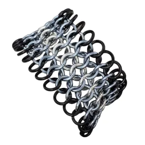 Wide Mesh Cuff - Industrial