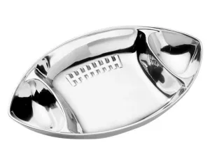Wilton Armetale Football Chip and Dip