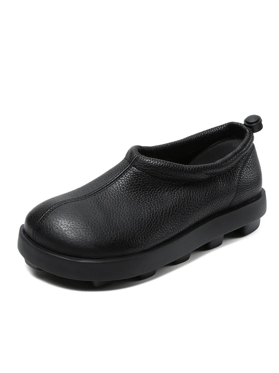 Women Casual Summer Soft Leather Shoes