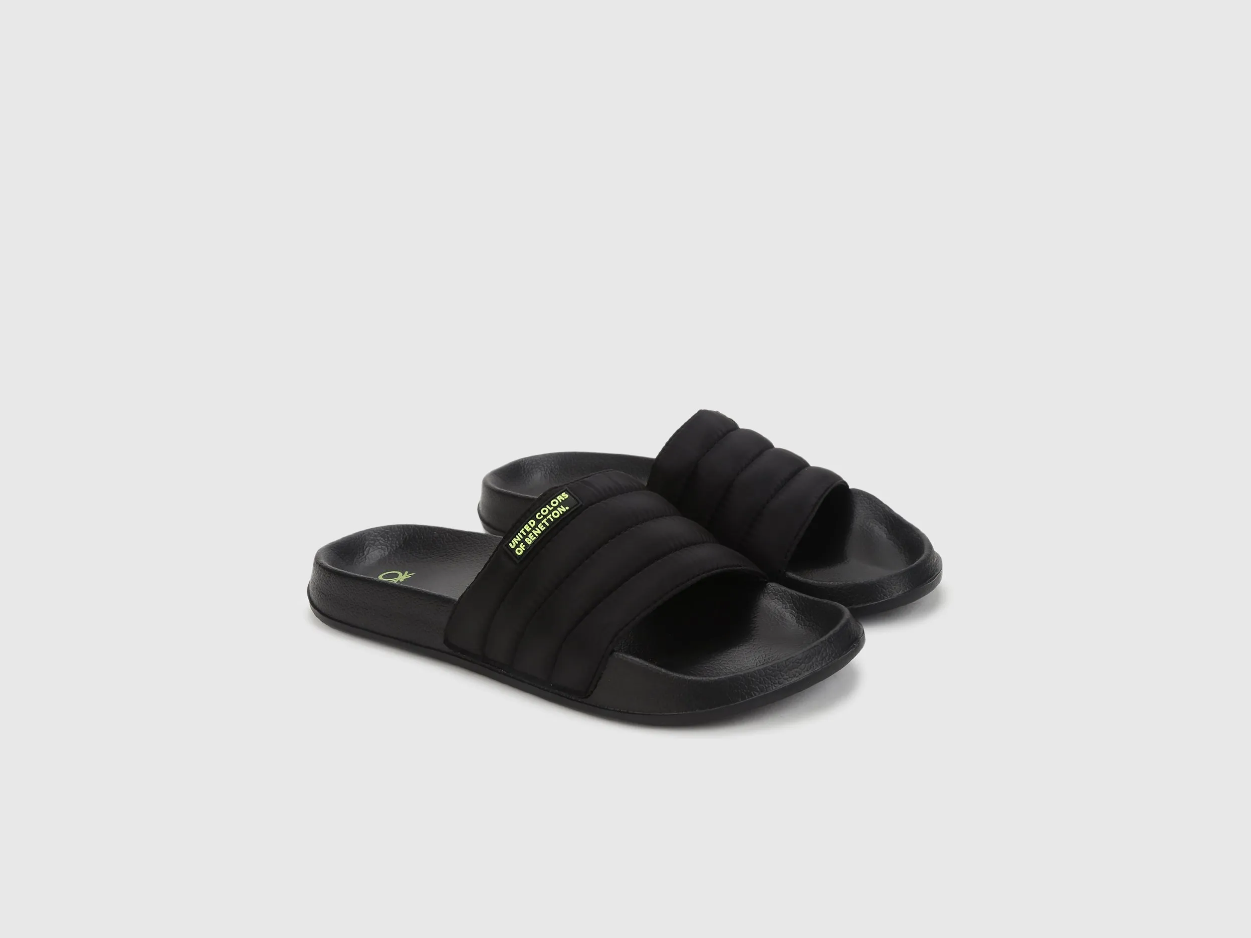 Women Quilted Slip-On Sliders