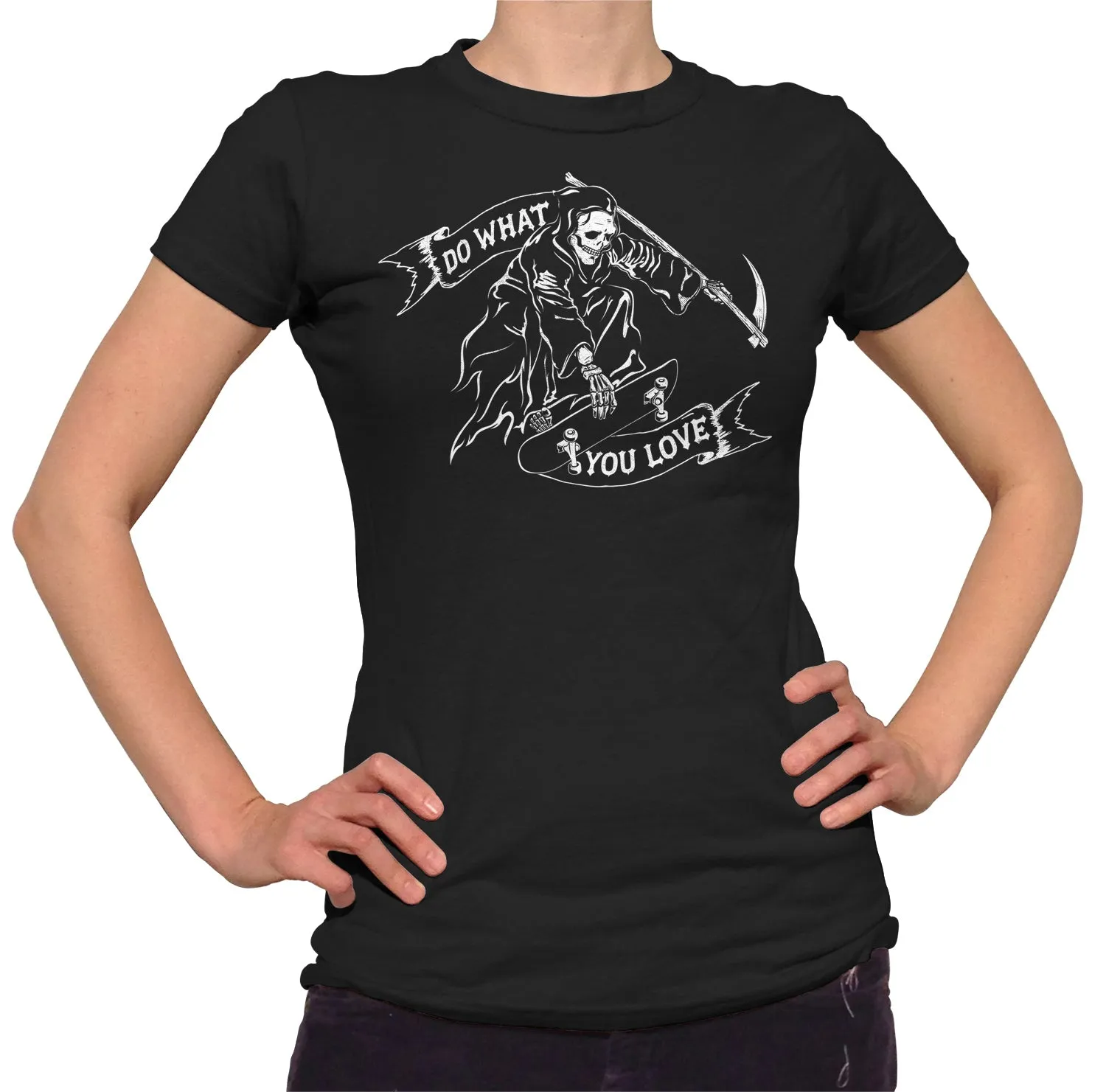 Women's Do What You Love Grim Reaper T-Shirt