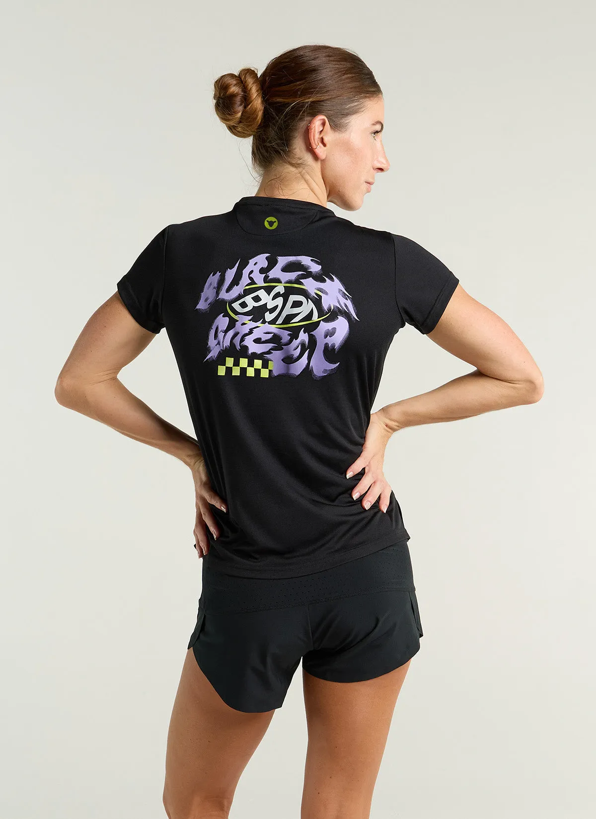 Women's Dry SS Tee - Neon Black
