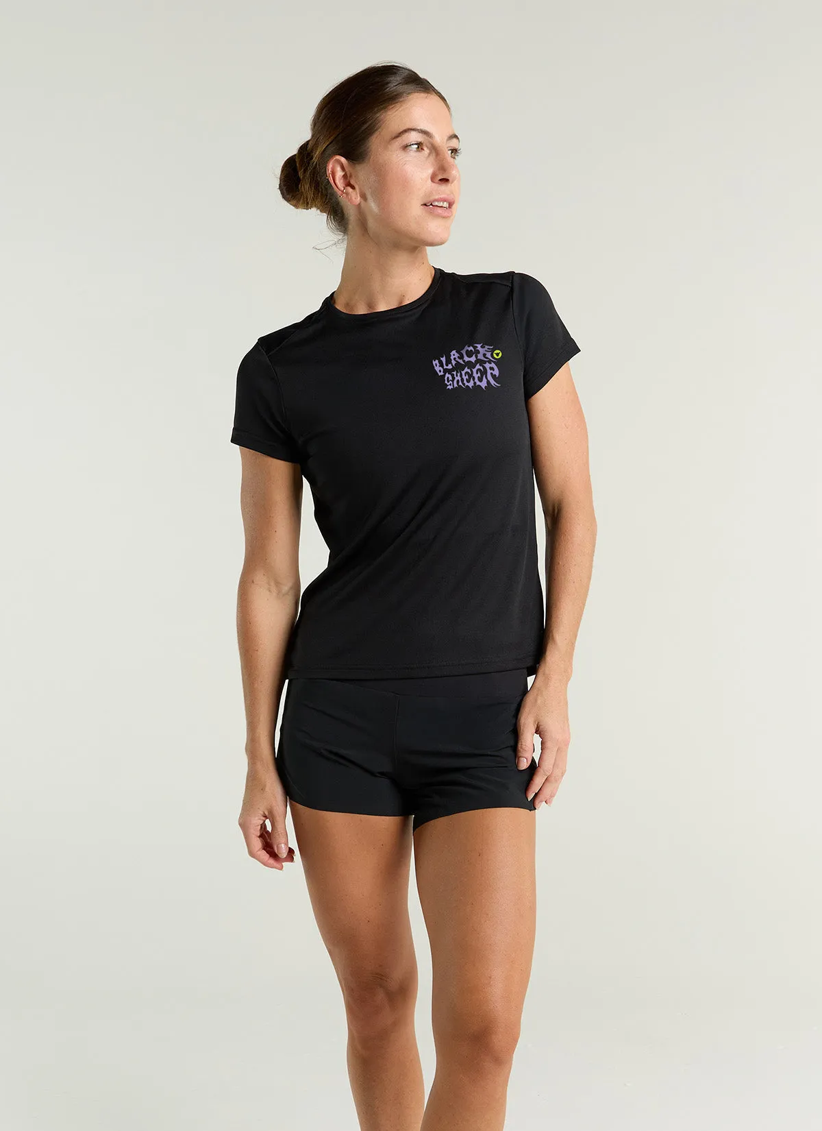 Women's Dry SS Tee - Neon Black