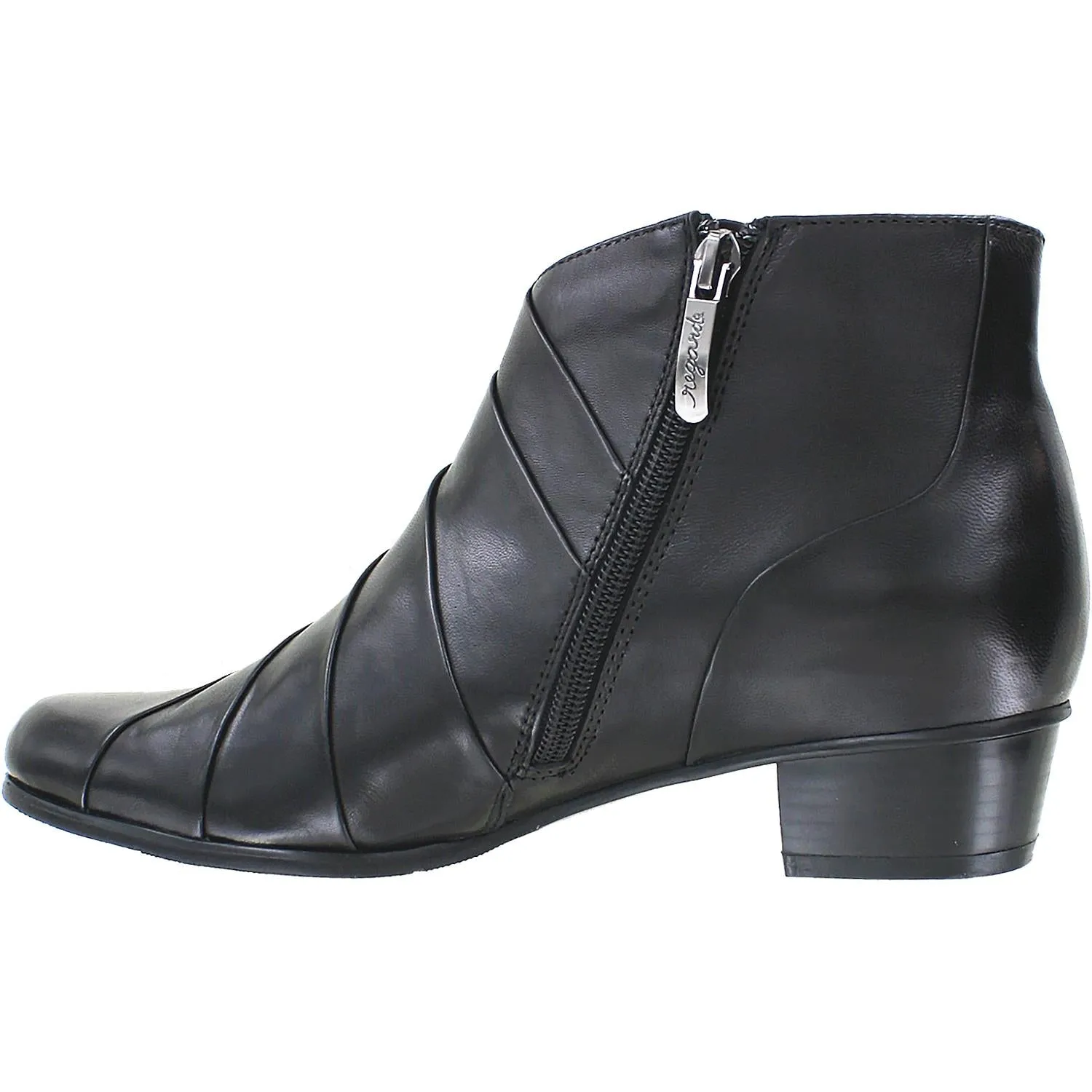 Women's Regarde Le Ciel Stefany-293 Black Leather Black Leather