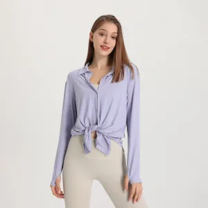 Women's Workout Long Sleeve Blouse