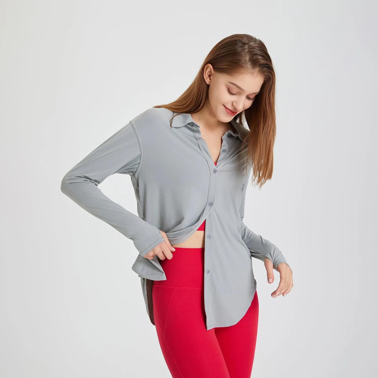 Women's Workout Long Sleeve Blouse