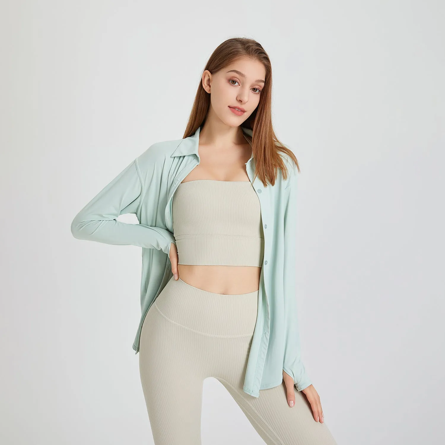 Women's Workout Long Sleeve Blouse
