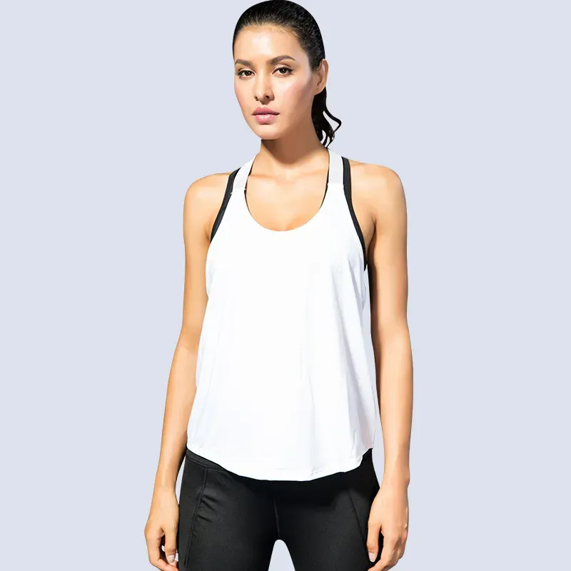 Xyla Sleeveless Racerback Graphic Tank Top