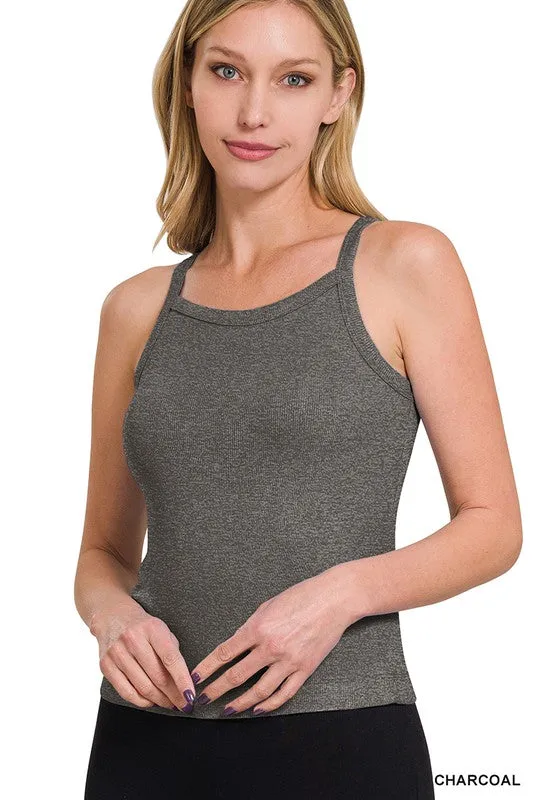 ZENANA Ribbed Soft Rayon Cami