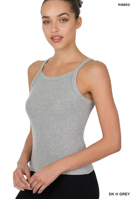 ZENANA Ribbed Soft Rayon Cami
