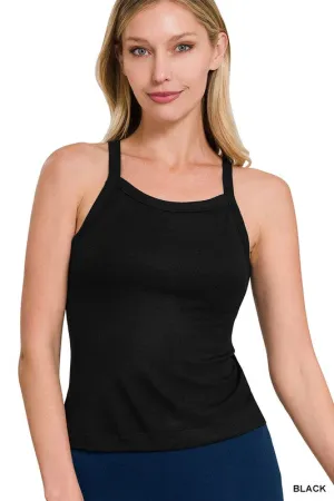ZENANA Ribbed Soft Rayon Cami