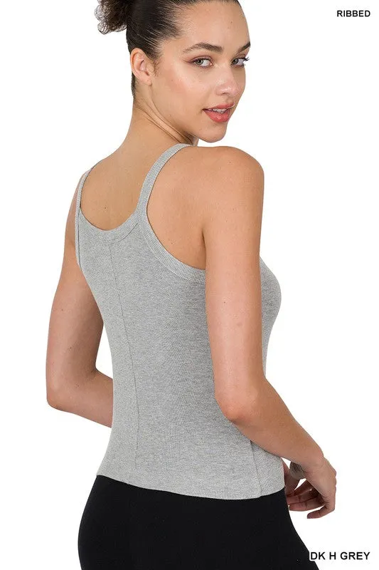ZENANA Ribbed Soft Rayon Cami